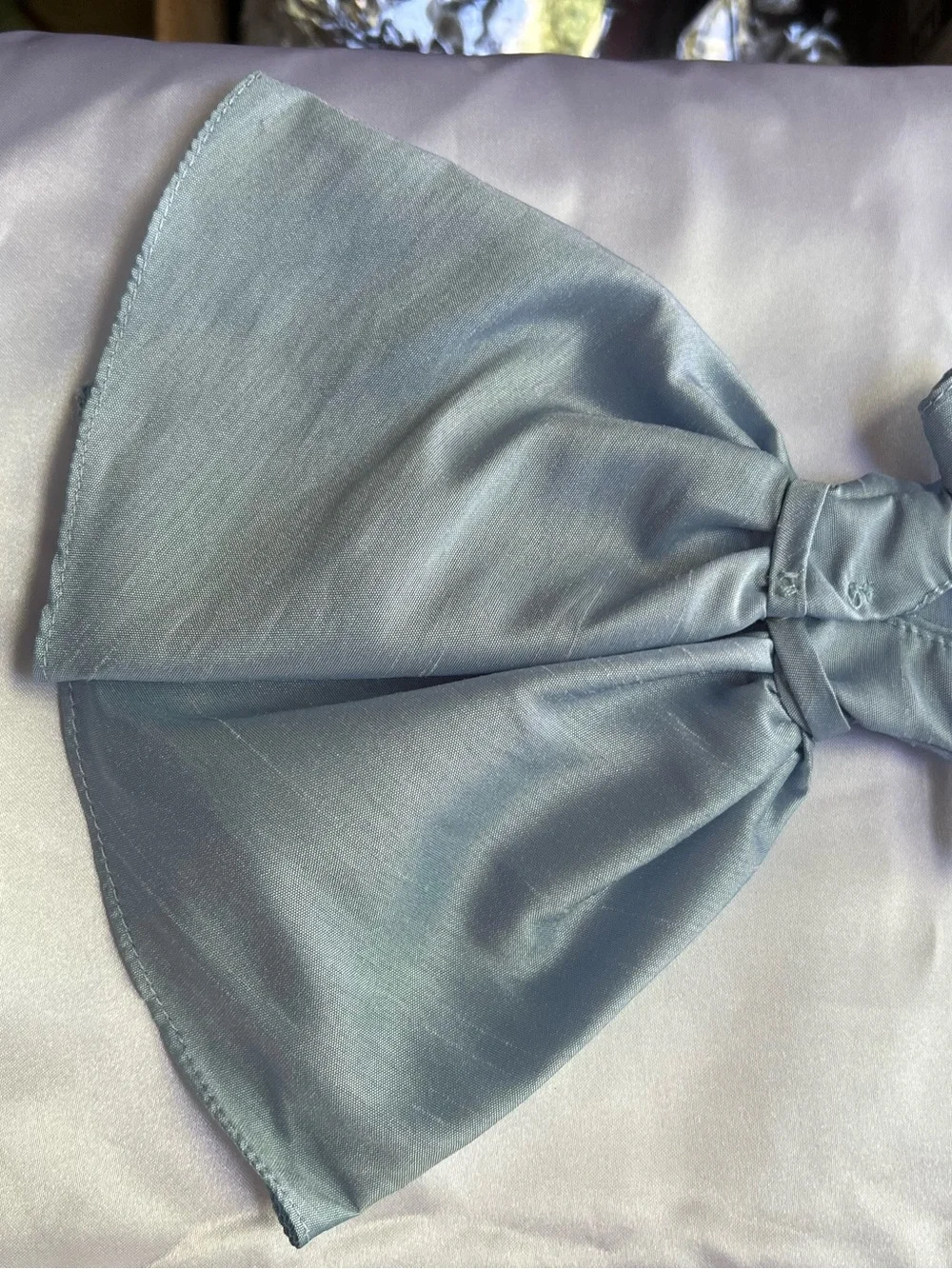 Silkstone Barbie Doll Clothes Classic Light Blue Doll Dress with Waist Bow -